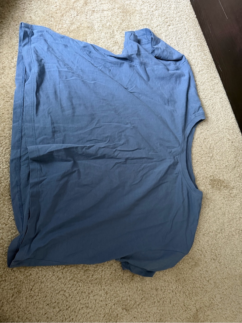 Blue lululemon t shirt